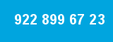 922 899 67 23 922 899 67 23